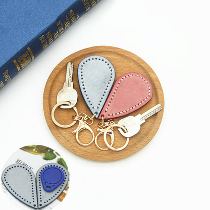 Heart Leather Keychain Kit DIY Leather Keychain Kit DIY Heart Leather Projects DIY Leather Kit