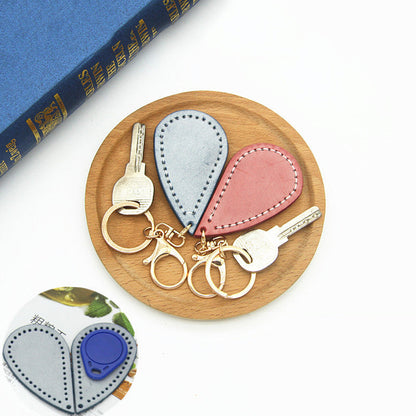 Red Heart Leather Keychains Kit DIY Leather Keychains Kit DIY Heart Leather Projects DIY Leather Kit