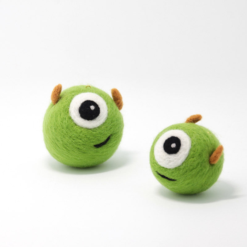 Needle Felting Felted Crafts Green Monster Happy Couples