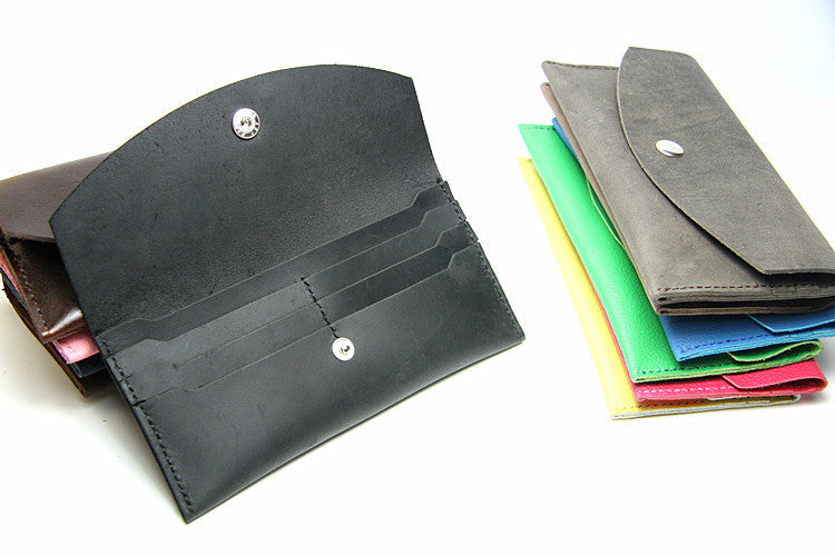 DIY Leather Wallets Kit DIY Black Leather Projects DIY Minimalist Leather Wallet DIY Leather Womens Wallet Kit