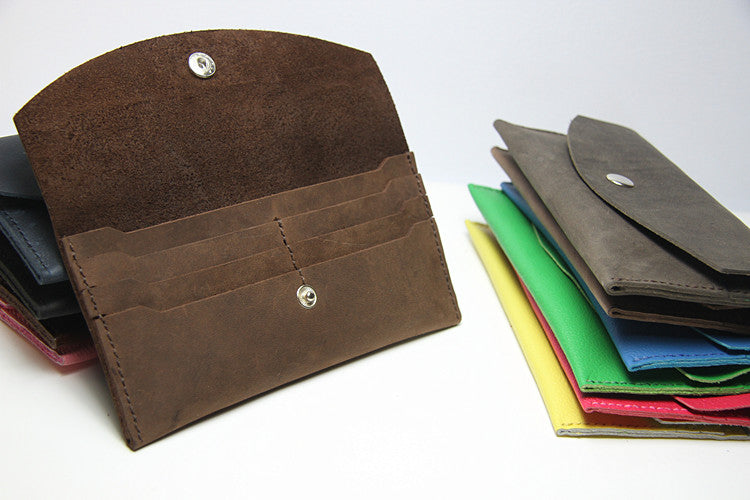 DIY Leather Wallets Kit DIY Brown Leather Projects DIY Minimalist Leather Wallet DIY Leather Womens Wallet Kit