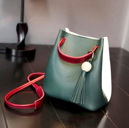 Women Leather Bucket Side Bag Patterns Leather Pattern Women Bucket Handbag Leather Craft Pattern