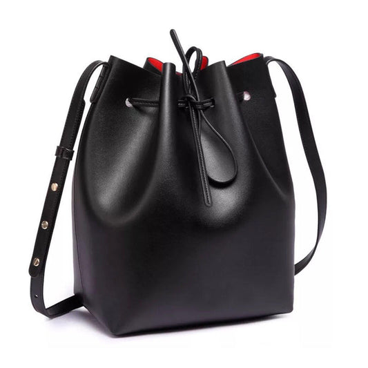 Women Leather Bucket Side Bag Pattern Leather Pattern Women Bucket Crossbody Bag Leather Craft Pattern