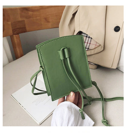 Women Leather Rectangle Side Bag Pattern Leather Pattern Shoulder Bag Leather Craft Pattern