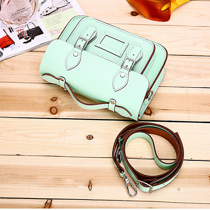 Women Leather Satchel Bag Patterns Leather Pattern Women School Shoulder Bag Leather Craft Pattern