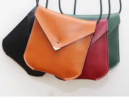 Women Leather Shoulder Bag Patterns Leather Pattern Vertical Small Crossbody Bag Leather Craft Pattern