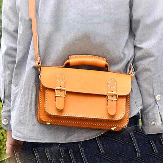 Women Leather Small Satchel Bag Patterns Leather Pattern Women Shoulder School Bag Leather Craft Patterns