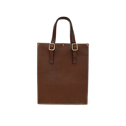 Women Leather Vertical Tote Bag Patterns Leather Pattern Women Rectangle Tote Purse Leather Craft Patterns