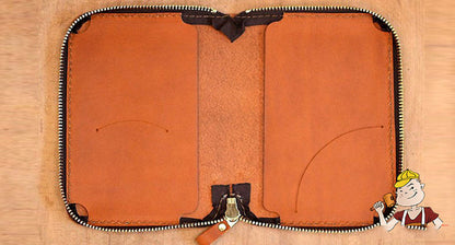 Leather Pattern Leather Notebooks Pattern Zip Portfolio A5 Leather Craft Patterns Leather Templates