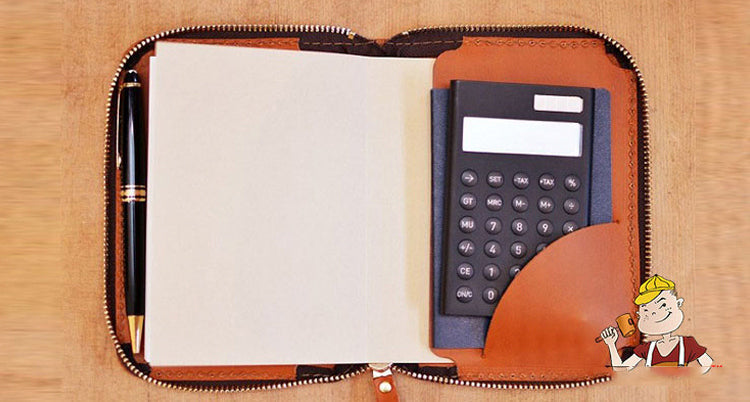 Leather Pattern Leather Notebook Pattern Zip Portfolio A5 Leather Craft Patterns Leather Templates